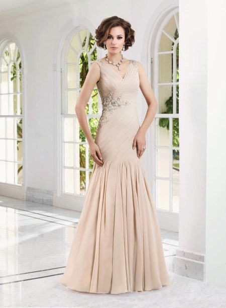 Robe sirène pour mère de la mariée