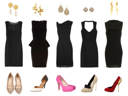Accessoires pour robe noire