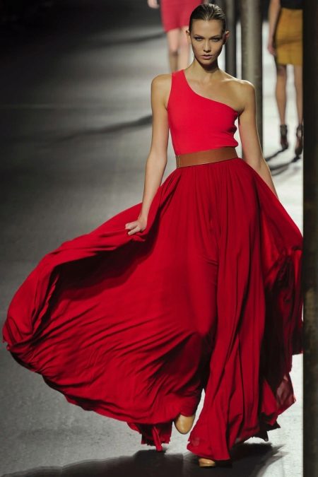 Robe de soirée de Lanvin rouge