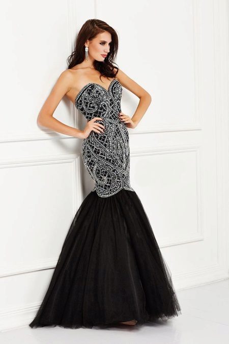 Robe de soirée liseuse sirène