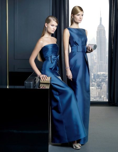 Robes de soirée bleues