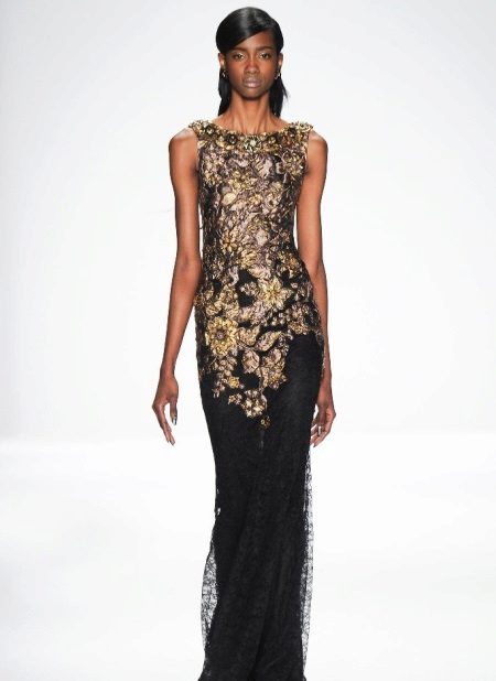 Esti ruha aranyból Badgley Mischka