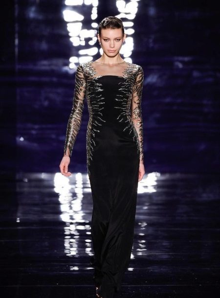 Esti ruha hímzéssel Reem Acra