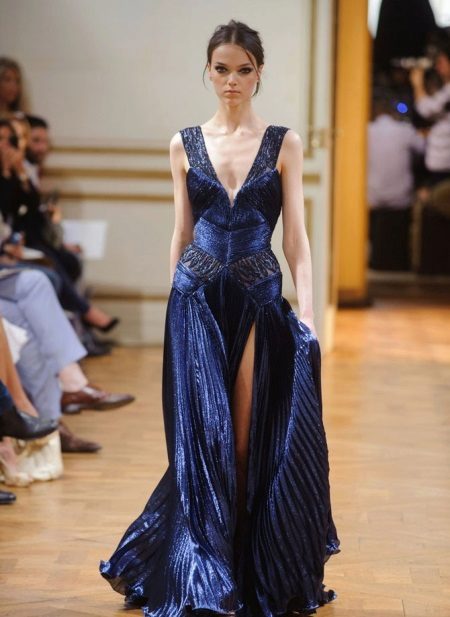 Robe de soirée bleue de Zuhair Murad