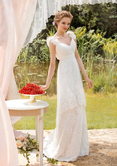 Robe de mariée de style empire
