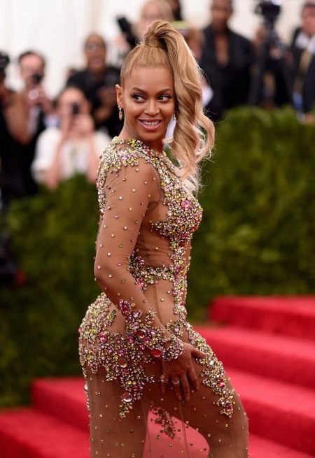 Robe de soirée Beyonce dans le style du nu 2015