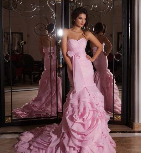 Robe de mariée de la collection Crystal Design 2015 rose