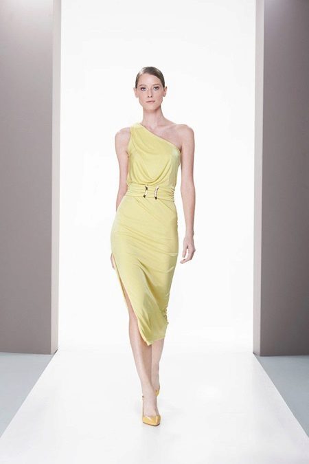 Robe d'été midi asymétrique