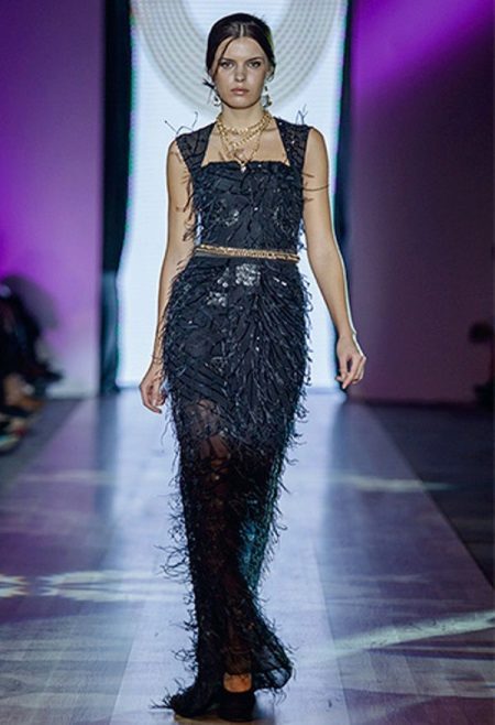 Robe de soirée issue de la collection Privee 2014 black
