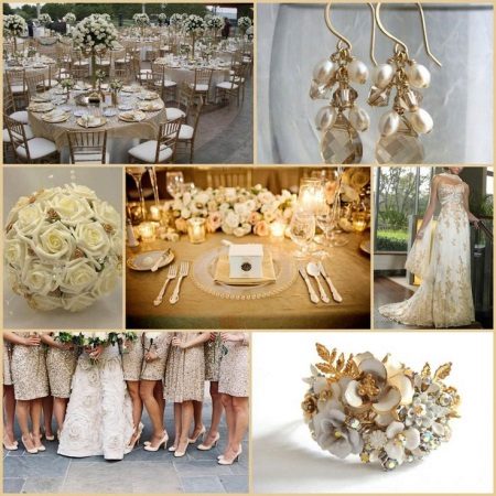 Accessoires de robe de mariage de couleur ivoire