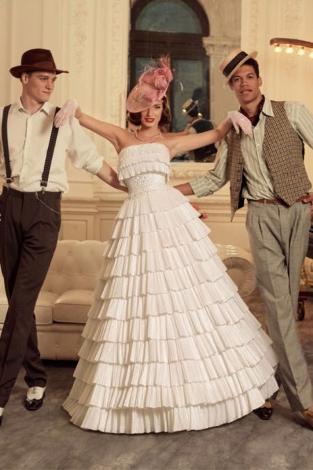 Robe de mariée de la collection de Jazz Sounds de Tatiana Kaplun