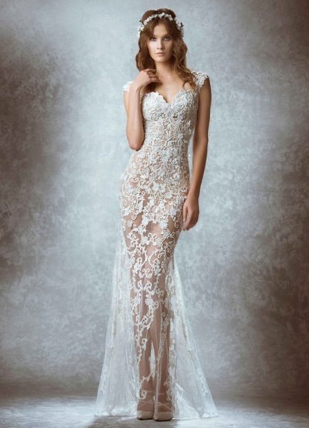 Zuhair Murad 2015 esküvői ruha áttetsző