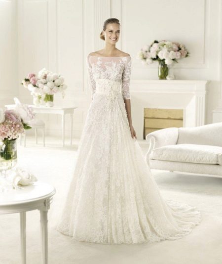 Esküvői ruha a 2013-as gyűjteményből, Elie Saab a-sziluettje