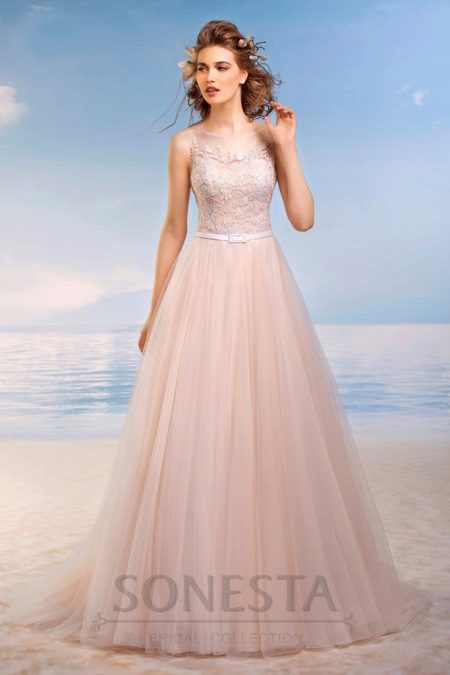 Robe de mariée couleur A-Silhouette