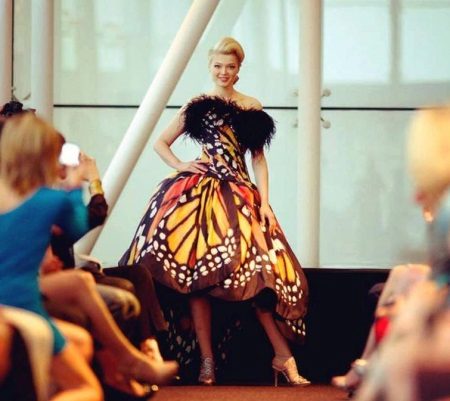 Robe papillon