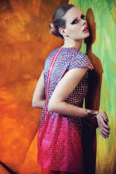 Robe de soirée marque Rainbow Winters changeant de couleur