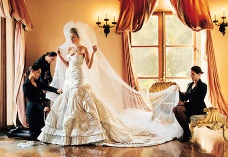 Robe de mariée Melanie Trump