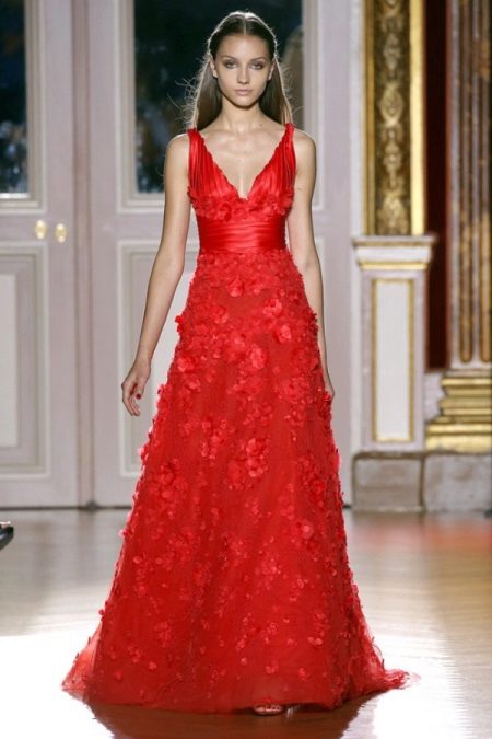 Robe de mariée rouge