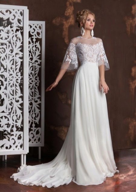 Robe de mariée élégante et fermée