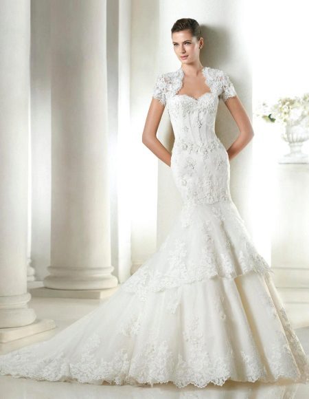 San Patrick Costume en Dentelle Costume Robe de Mariée