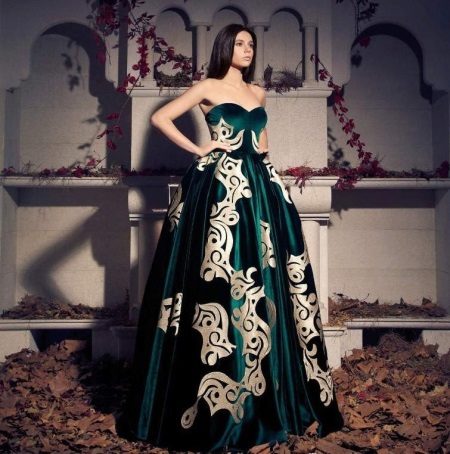 Robe en velours moelleux
