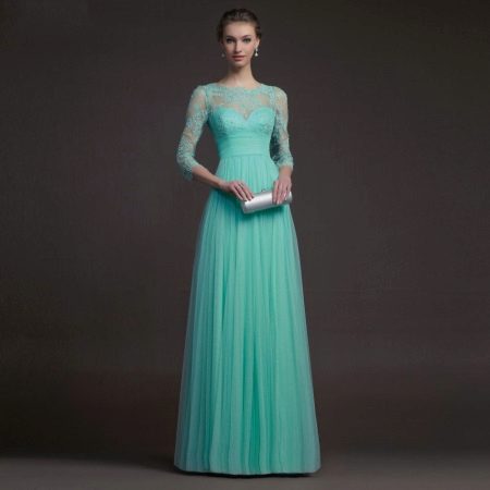Belle robe turquoise