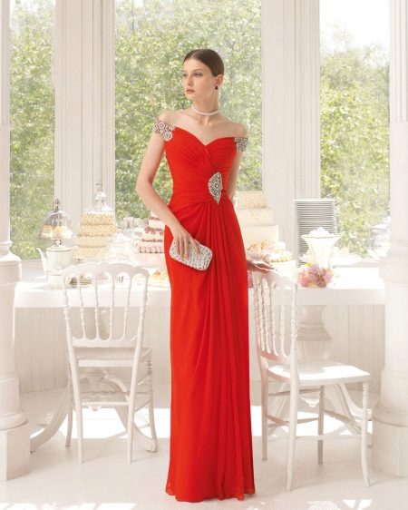 Robe de soirée droite Air Barcelona