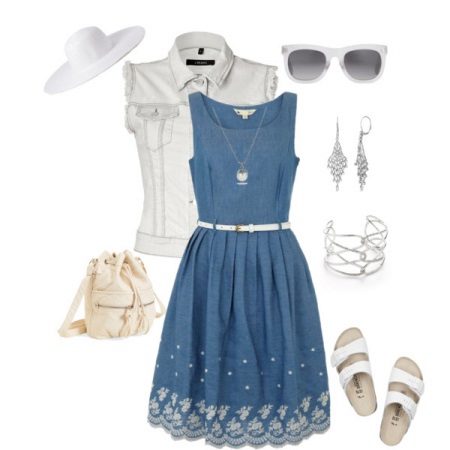 Accessoires de robe en jean