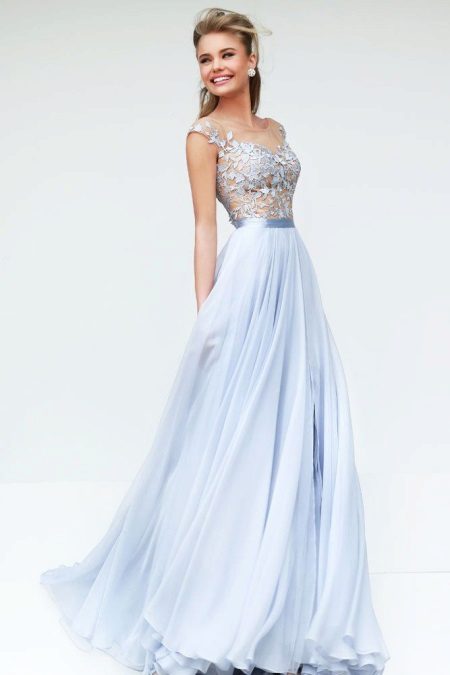 Robe bleue douce