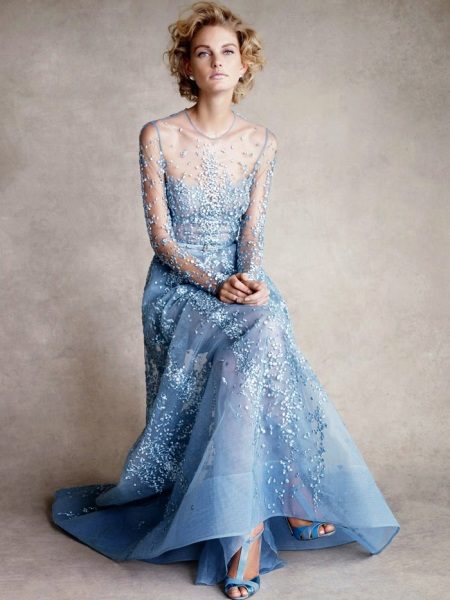 Robe bleue