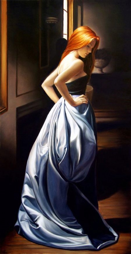 Robe bleue