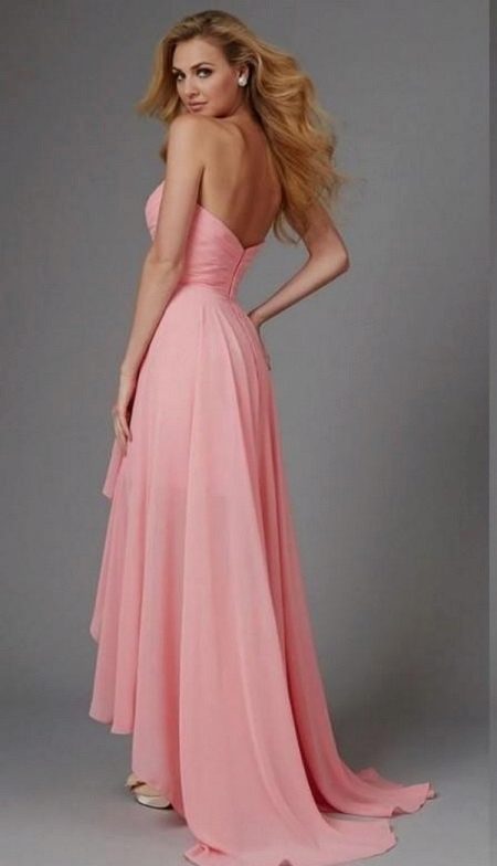 Robe lilas rose corail