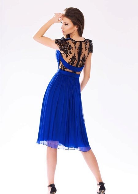 Robe courte en mousseline