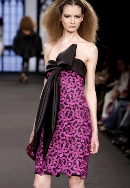 Robe droite en maille
