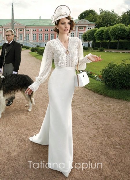 Robe de mariée à volants de Tatiana Kaplun