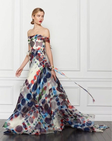 Robe colorée de Carolina Herera