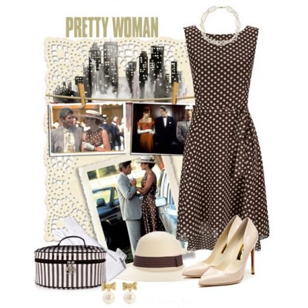 Robe de beauté à pois