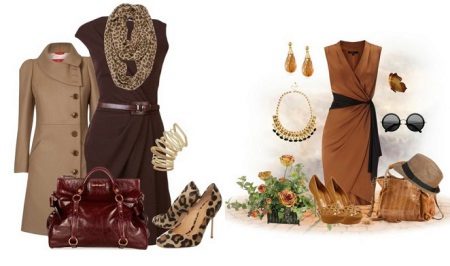 Accessoires de robe marron