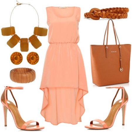 Robe pêche avec accessoires marron