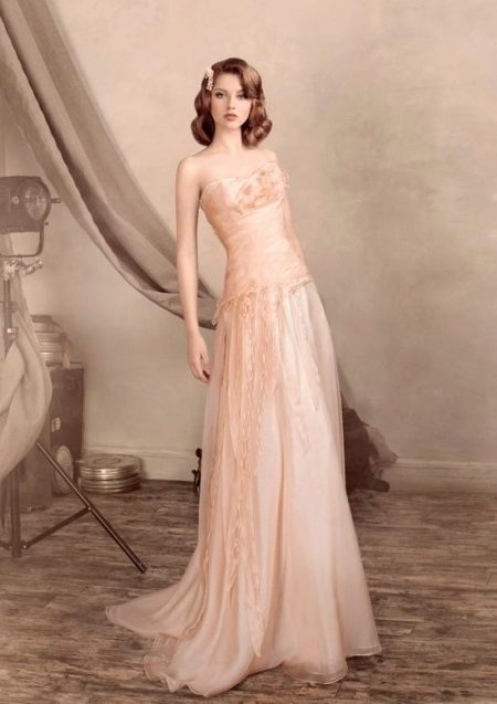 Robe de mariée pêche
