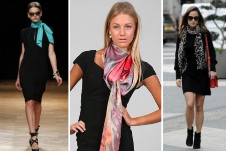 Robes de style professionnel complétées par des foulards
