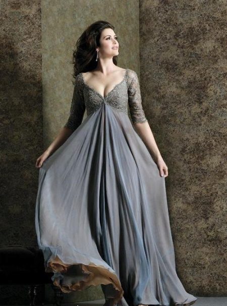 Robe longue au sol pour toute occasion pour une femme pleine