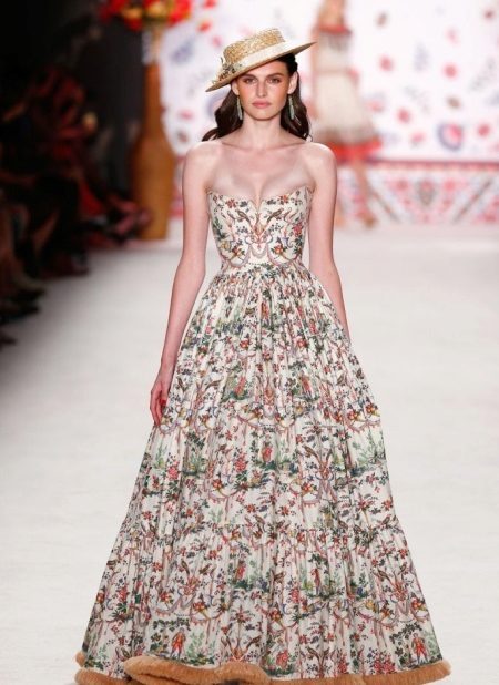 Robe de soirée couleur vintage