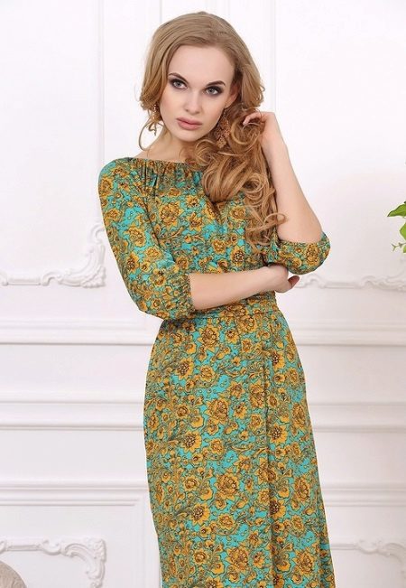 Robe en maille légère de style oriental