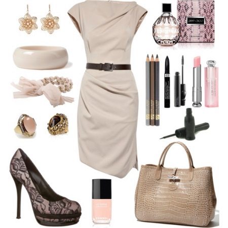 Robe de bijoux marron