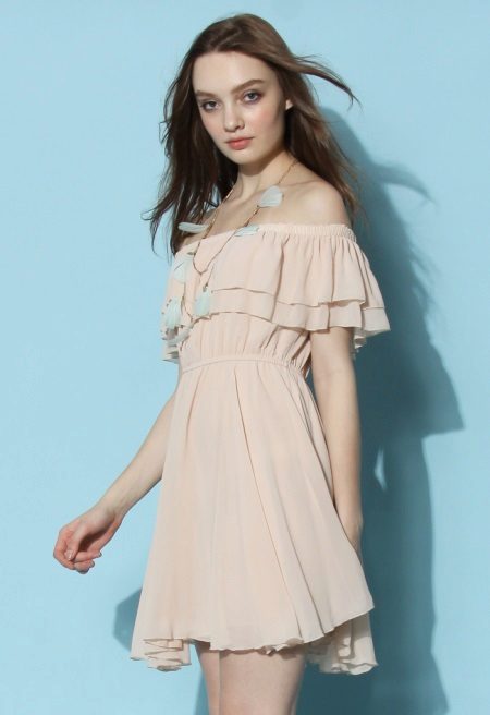 Body dress à volants