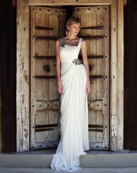 Robe de mariée à la grecque