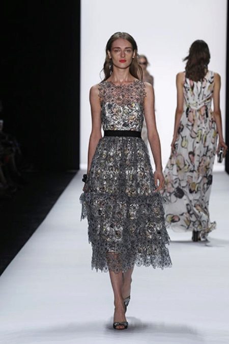 Robe midi grise