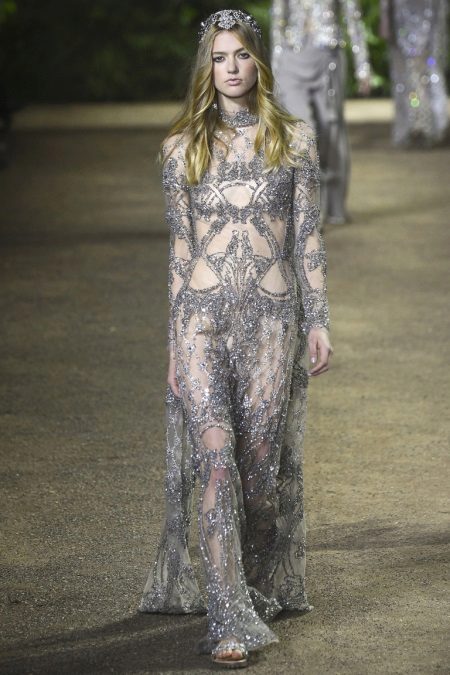 Elie Saab 2016 tavaszi-nyári meztelen ruha