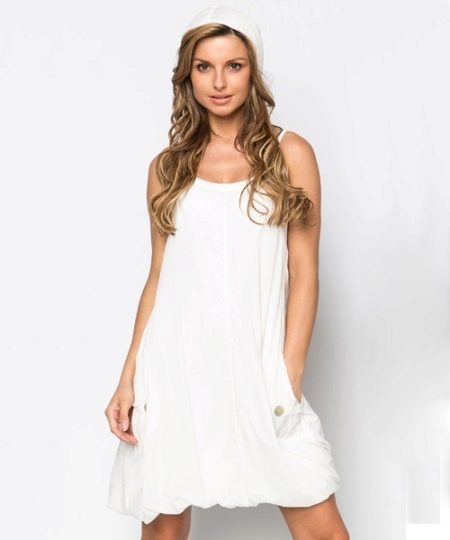 Robe ballon tricotée